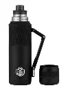 Termo Acero Inox 1.0 litros con pico Flow360 - NEGRO