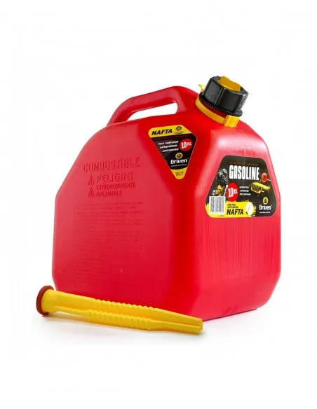 Bidon canadiense 10 litros PRO - ROJO - antivienteo/antiestatico