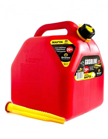 Bidon canadiense 20 litros PRO - ROJO - antiventeo/antiestatico