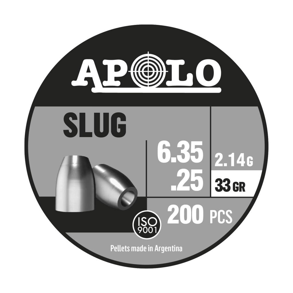 Lata Balines Apolo Slug 6.35 x 33 g x 200