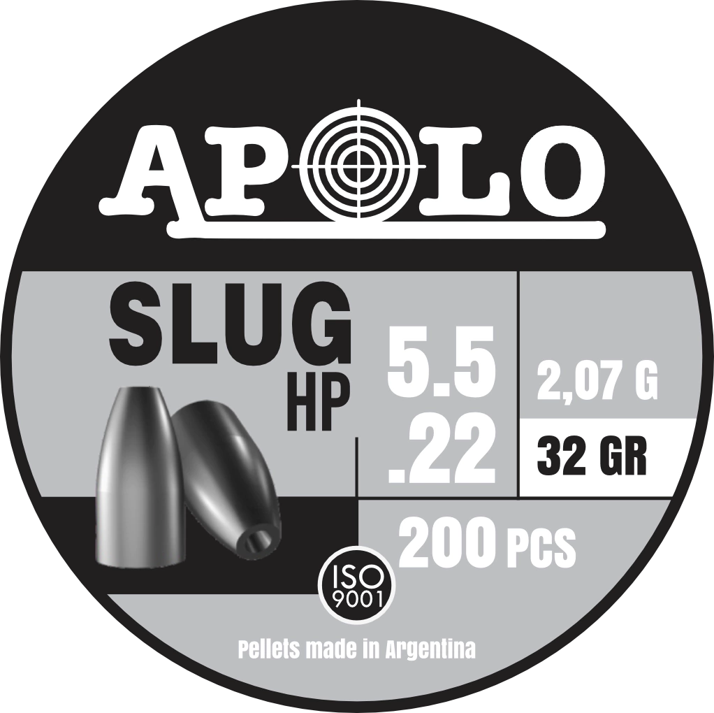 Lata Balines Apolo Slug HP 5.5 x 200