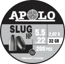 Lata Balines Apolo Slug HP 5.5 x 200