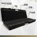 Estuche rígido FOX arma bullpup 87x32x11 (interior 85x30,5)