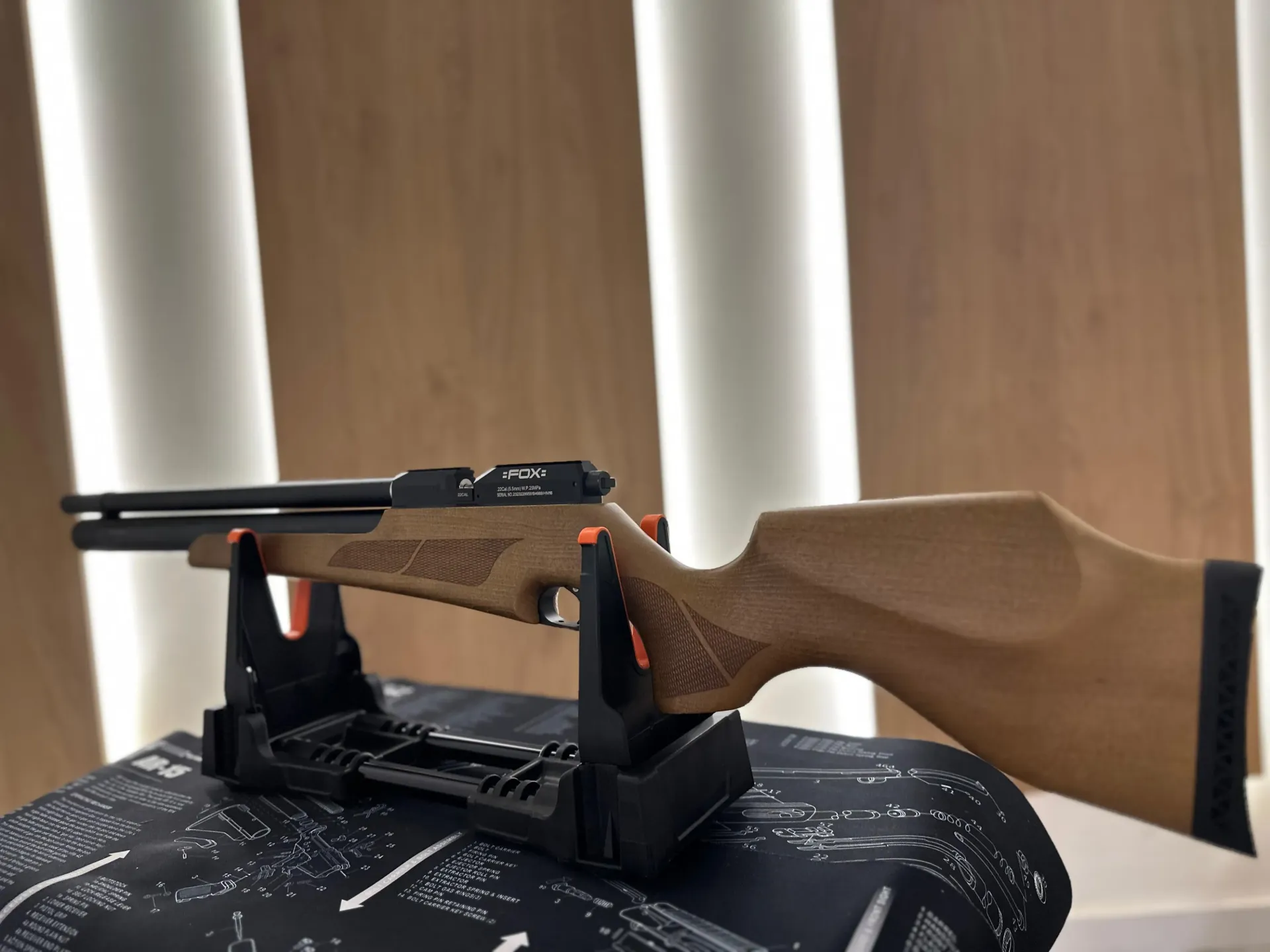 FOX PCP M16 cal. 5,5mm reg. c/cargador