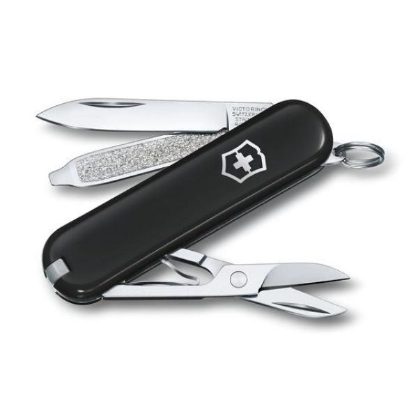 Victorinox Classic SD 7 Function Dark Illusion Black Pocket Knife