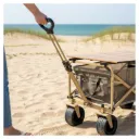 Carro multiuso con mesa aluminio Driven Trek - Acero - doble manija