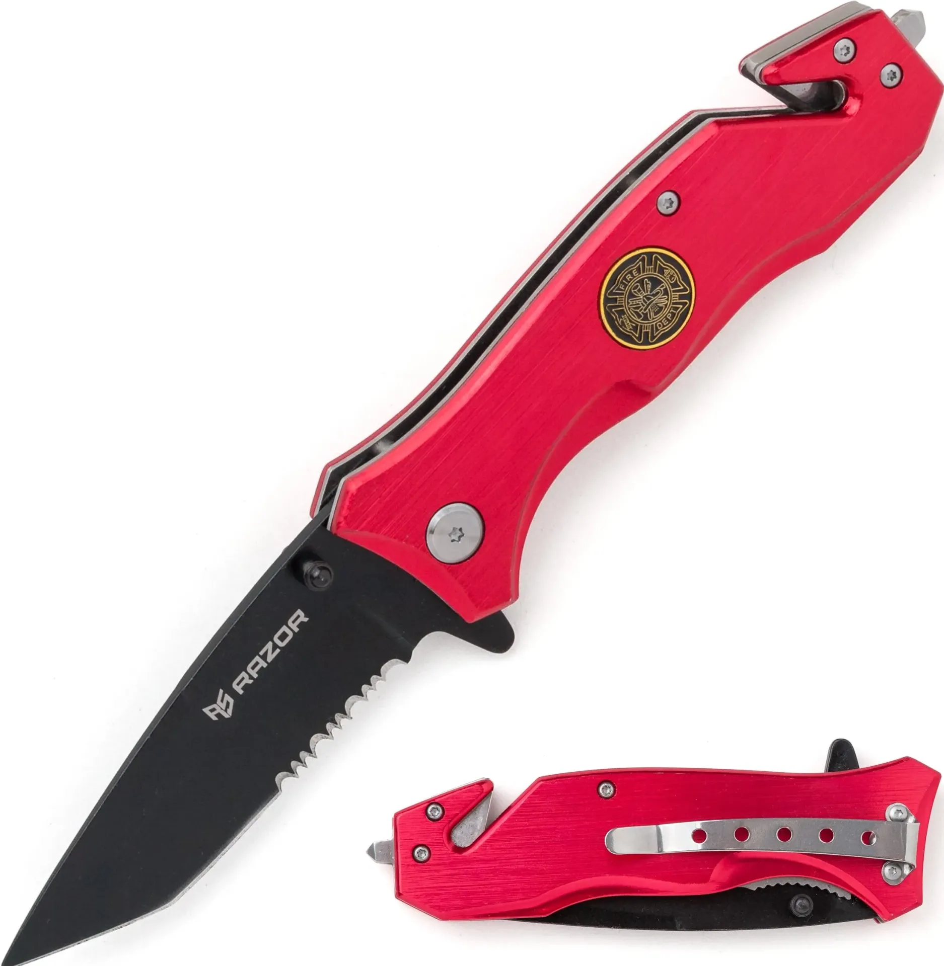 NAVAJA DE RESCATE FIRE DEPT ROJA