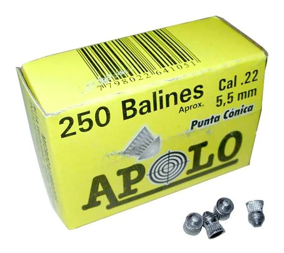 Balines Apolo Conic 5.5mm 13 grains x 250