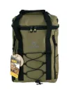 Bolso térmico 600D, aluminio, PU, logo goma e impreso Verde militar