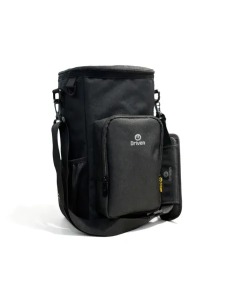 Bolso térmico tipo mochila 600D con aluminio, 21x17x35 cm Negro