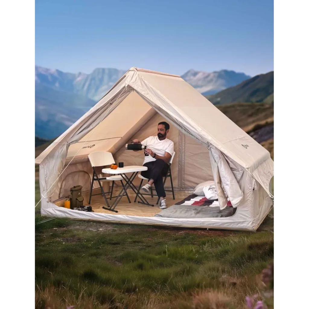 Carpa inflable casa Alpina 3 x 2 x 2.10 alto (CON INFLADOR MANUAL)