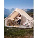 Carpa inflable casa Alpina 3 x 2 x 2.10 alto (CON INFLADOR MANUAL)