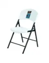 Silla plegable - Las de mayor comodidad - Aprobadas uso comercial - prot uv BLANCO