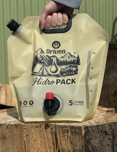 Bolsa de agua 5L, material PET/PA/PE, espesor 0.22 mm